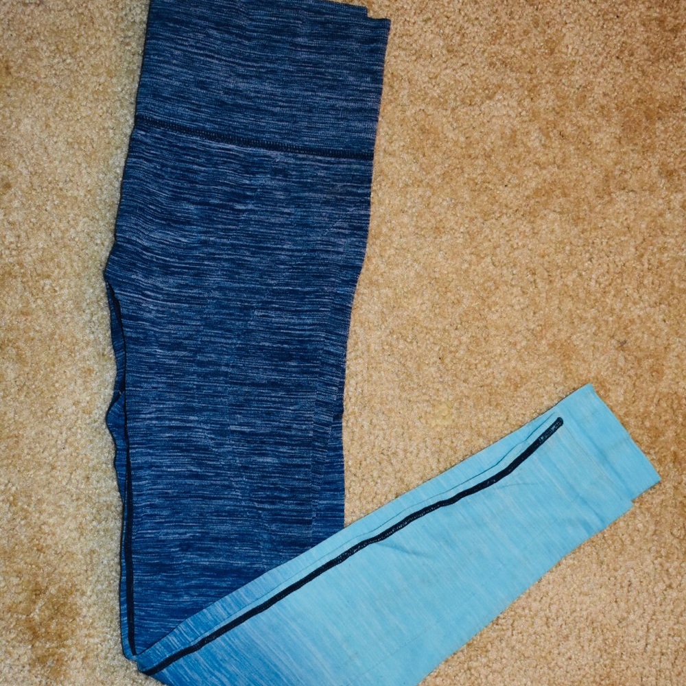 Seamless high-waisted active leggings